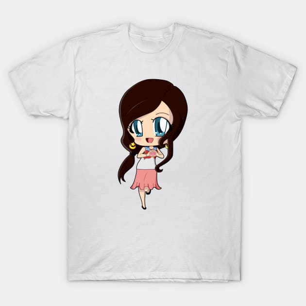 Chibi PeachyChan T-Shirt by AuroraPeachy